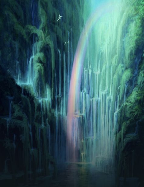 John Pitre, Gilbert Williams, Barbie Fairytopia, Barbie Food, Rainbow Falls, Fantasy Book, Fantasy Images, Movies Aesthetic, Movie Wallpapers