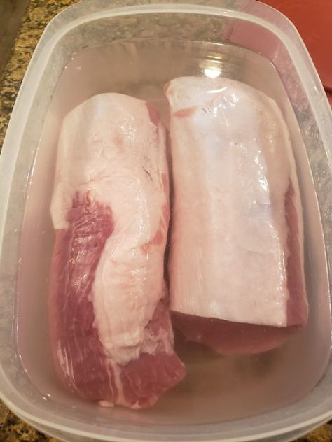 Homemade Canadian Bacon – Pellet Grill Addicts Canadian Bacon Recipes, Deli Meat Recipes, Smoked Bacon Recipes, Curing Bacon, Cured Meat Recipes, Homemade Sausage Recipes, Lunch Meat Recipes, Jerky Recipes, Homemade Lunch