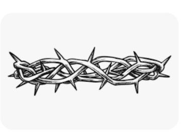 Crown Thorns, Christus Tattoo, Art Crown, Thorn Tattoo, Jesus Crown, Crown Drawing, Crown Tattoo Design, Monochrome Illustration, Jesus Tattoo