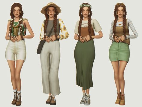 NANCY —                                             ~ YAN... Outfits Sims 4 Cc, Nancy Photo, Los Sims 4 Mods, Socks Boots, Sims 4 Mm Cc, Tumblr Sims 4, Sims 4 Characters, Sims 4 Mm, Sims4 Clothes