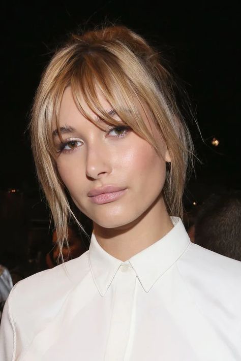 This French-Girl Hairstyle Is Trending On Pinterest, And We’re Obsessed With It Long Fringe Hairstyles, How To Cut Bangs, Fresh Hair, Long Bangs, How To Style Bangs, Girl Haircuts, Long Hair With Bangs, Long Blonde Hair, Grunge Hair