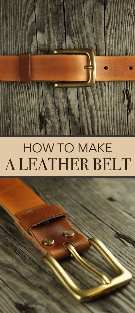 How to Make a Leather Belt Diy Leather Belt How To Make, How To Make A Leather Belt, Leather Things To Make, How To Make A Belt, Leather Ideas Handmade, Diy Leather Belt, Leather Belt Crafts, Diy Leather Working, Handmade Leather Work