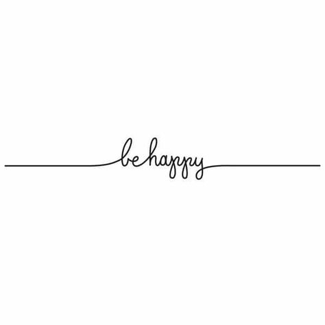 In Cursive, Be Happy, Handwriting, White Background, Writing, White, Black