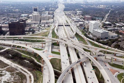 City Highway, Texas Highway, Dnd Backgrounds, Horseshoe Projects, Downtown Dallas, Dallas Fort Worth, Urban Planning, Historical Society, Brooklyn Bridge