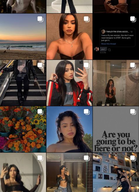 Instafeed Inspiration, Instagram Profile Aesthetic, Instagram Feed Theme Layout, Instagram Feed Goals, Gain Instagram Followers, Instagram Feed Tips, Insta Baddie, Instagram Feed Layout, Instagram Theme Feed