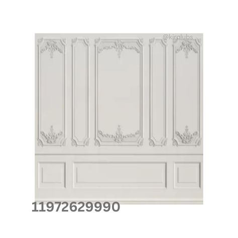 Bloxburg Cabnit Decal, Bloxburg Wallpaper Codes Elegant, Fancy Bloxburg Decal Codes, Bloxburg Cottage Blueprints, White Wall Trim Decals Bloxburg, Bloxburg Baseboard Decals, Victorian Wallpaper Codes Bloxburg, Bloxburg Grandfather Clock, Simple Bloxburg House Exterior