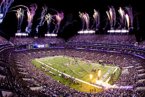 Ravens Announce Free Open Practices for the Fans Night Fireworks, M&t Bank Stadium, Nfl Stadiums, Ravens Football, Metlife Stadium, Sports Stadium, What Time Is, Los Angeles Chargers, Fox Sports