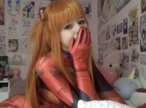 Asuka Cosplay, Akihabara Tokyo, Evangelion Cosplay, Latex Cosplay, Creepy Core, Asuka Langley Soryu, Avatar Picture, Neon Evangelion, Asuka Langley