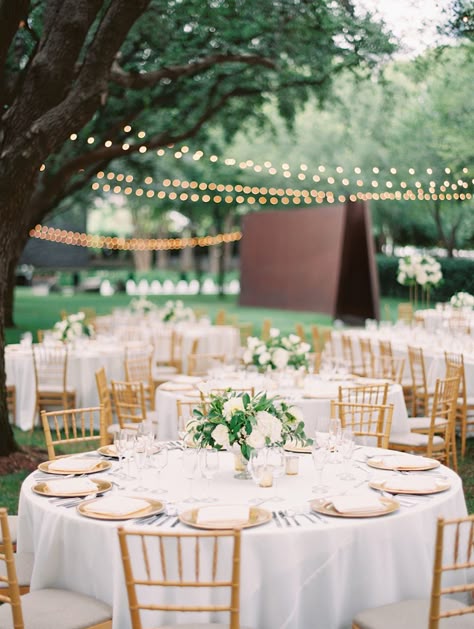 Green White Gold Outdoor Wedding Gold Outdoor Wedding, White And Gold Wedding Themes, Classic Garden Wedding, White Engagement Party, Lake Tahoe Summer, Green Gold Weddings, White Wedding Decorations, Outdoors Birthday Party, Green Themed Wedding