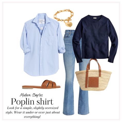 Poplin Shirt Outfit, So Susie, Dressing Ideas, Cool Winter, Coastal Grandmother, Tall People, Italy Trip, Best Outfits, Real Style