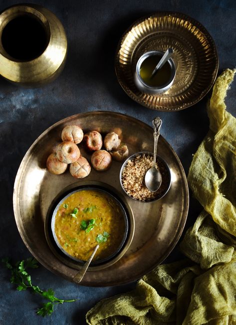 Dal Baati Churma, Food Photography, Photography, Quick Saves