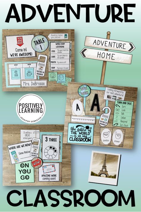 World Classroom Theme, Around The World Classroom Theme, Travel Classroom Decor, Travel Classroom, Travel Theme Classroom, Word Wall Headers, Teacher Toolkit, Classroom Decor Bundle, Alphabet Phonics