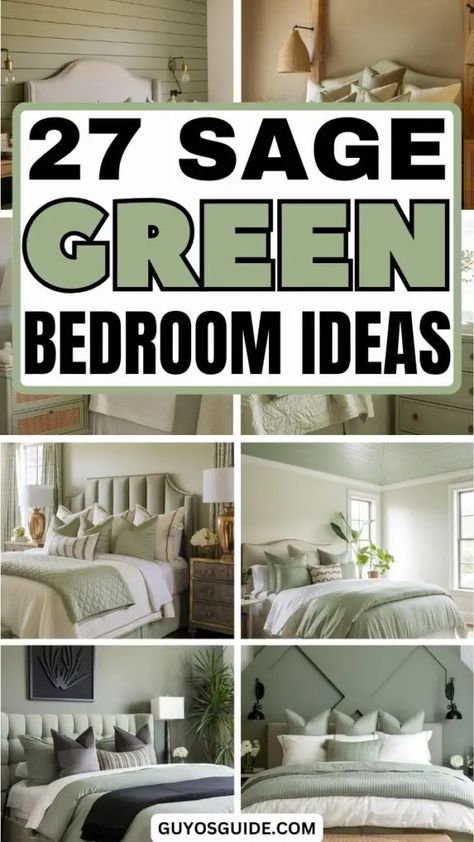 27 Sage Green Bedroom Ideas Olive Green And Lavender Bedroom, Bedding For Light Green Walls, Bedrooms Sage Green, Green Bedroom Ideas Sage, Sage Green Bedroom Walls, Bedroom Ideas Sage Green, Bedroom Ideas Sage, Bedroom Decor Sage Green, Calming Bedroom Decor