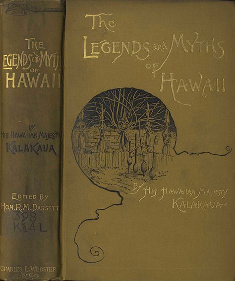 https://www.flickr.com/photos/mastatelibrary/11456158516/ Hawaiian Legends, Strange People, Royal Family Trees, Hawaii Vintage, Myths And Legends, Legends And Myths, Old Book, Book Cover Art, Crazy People