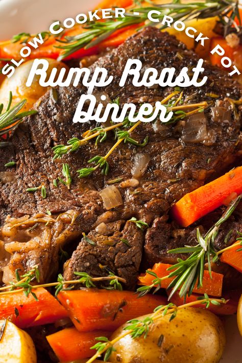 Crockpot Rump Roast Slow Cooker, Rump Round Roast Recipes, Crock Pot Rump Roast Slow Cooker, Slow Cooker Rump Roast Recipes Crockpot, Rump Roast In Crockpot, Round Rump Roast Recipes Crock Pot, Beef Rump Roast Recipes Crock Pots, Rump Roast Recipe Oven, Rump Roast Crock Pot Recipes Easy