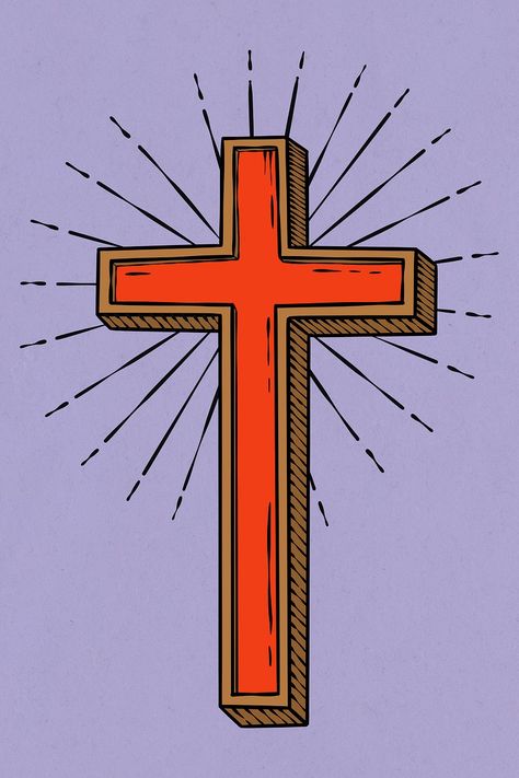 Cross Illustration Christian, Christian Pop Art, Christian Posters Free Printable, Free Printable Christian Wall Art, Faith Graphics, Church Signage, Cross Illustration, Jesus Illustration, Cross Poster