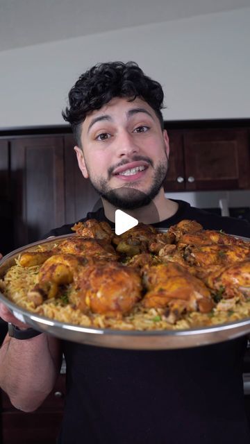 Ahmad Alzahabi on Instagram: "Chicken Kabsa 🤤   Recipes updated weekly on Thegoldenbalance.com   #food #recipe" Alfama Chicken, Middle Eastern Chicken Recipes Arabic Food, Arab Food Recipes, Chicken Kabsa Recipe, Jewish Food Recipes, Kabsa Recipe Chicken, Ahmad Alzahabi, Kabsa Recipe, Middle Eastern Chicken