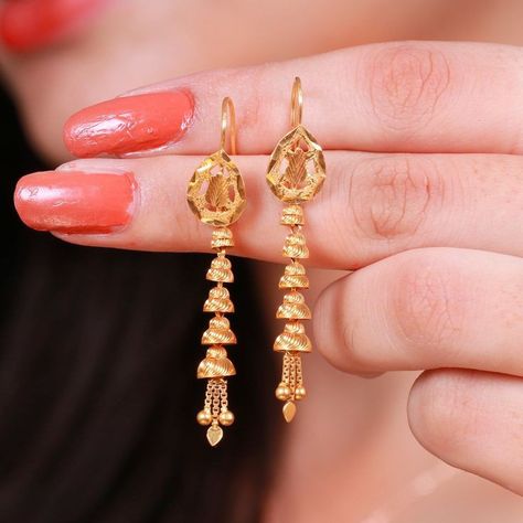 Pure Gold Earrings, Gold Nath, 22k Gold Chain, 22k Gold Bracelet, Nath Nose Ring, 22k Gold Earrings, Mang Tikka, Unique Gold Jewelry Designs, 22k Gold Necklace