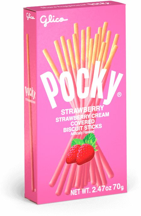 Pocky Strawberry, Pocky Sticks, Thai Snacks, Strawberry Powder, Cream Biscuits, Cream Candy, Japanese Snacks, Strawberry Ice Cream, Matcha Green Tea