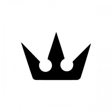 Crown Kingdom Hearts Symbol Logo - Vinyl Decal DS 3DS XL: Kingdom Hearts Crown, Kingdom Hearts Tattoo, Crown Symbol, Computer Decal, Gaming Tattoo, Crown Tattoo, 3ds Xl, Heart Symbol, Symbol Design