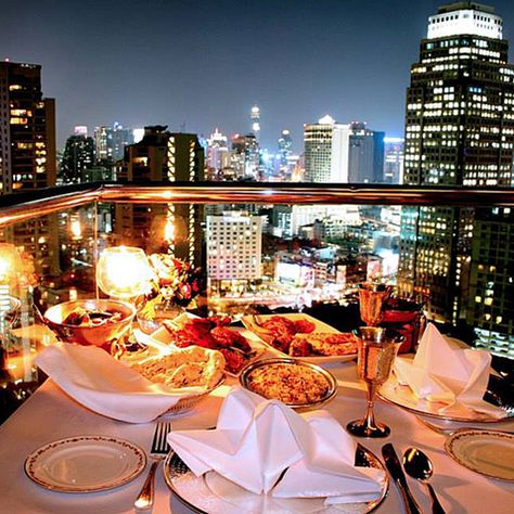 Most Romantic Restaurants in Bangkok | Travel + Leisure Romantic Restaurants, Dream Dates, Dinner Places, City At Night, Romantic Restaurant, Bangkok Travel, Romantic Home Decor, Romantic Vacations, Romantic Places