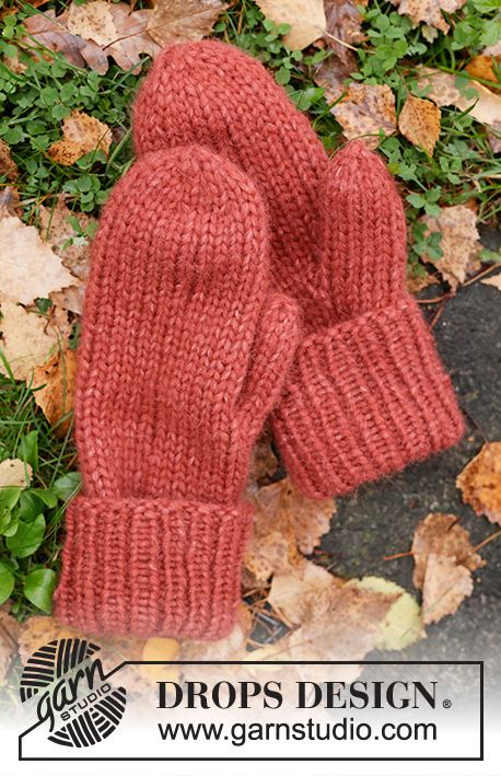 Friendship Mittens / DROPS 226-57 - Free knitting patterns by DROPS Design Knitting Gloves Pattern, Knitted Gloves Mittens, Crochet Mittens Free Pattern, Crochet Mittens Pattern, Knitted Mittens Pattern, Glove Pattern, Knitted Mittens, The Mitten, Knitting Patterns Free Hats