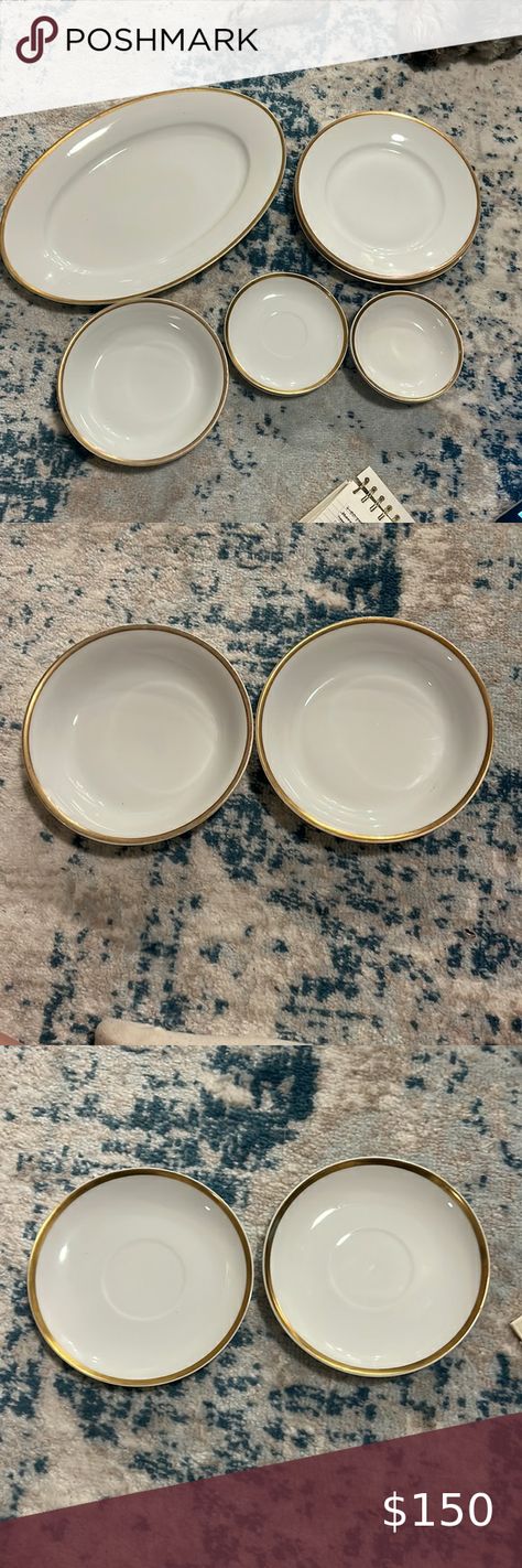 RARE Fraureuth Saxony China SET Demitasse Cups & Saucers Marked Numbered Posh Mark, China Set, Saxony, China Sets, Demitasse Cups, Cup And Saucer, China, Closet