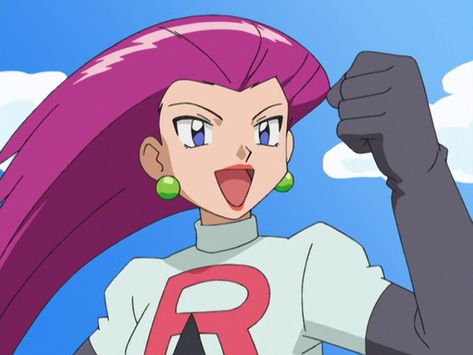 Gengar And Mimikyu, Pokemon Jessie And James, Pokemon Jessie, Jessie Team Rocket, Pokemon Dp, Iconic Tv Characters, Jessie Pokemon, Jessie And James, Pokémon Diamond And Pearl