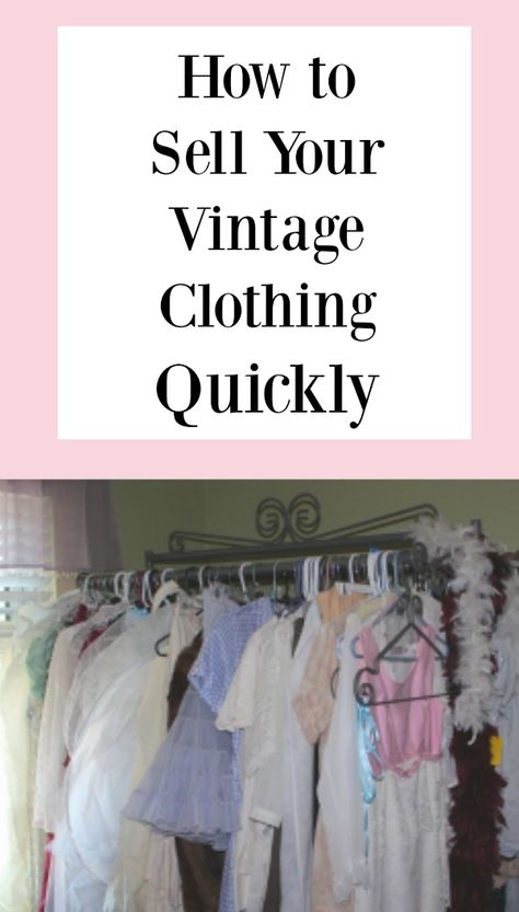 Selling Your Vintage Clothes FAST Ebay Selling Tips, Online Vintage Stores, 1950s Retro, Ebay Business, Vintage Lifestyle, Trendy Sewing, Clothes Vintage, Vintage Clothes Women, Clothes Women