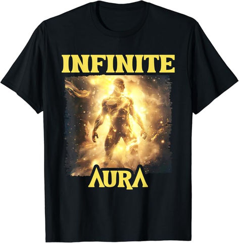 Offer this funny design for any people with infiniteaura and max level points of aura. You have enormous energy that even the creator can't take away from you. It's a joke design with the funny aura meme for any people with big aura. and aura max. These people have become gods Meme Funny, The Funny, Funny Design, Branded T Shirts, Aura, Top Styles, Fashion Branding, Funny Memes, The Creator