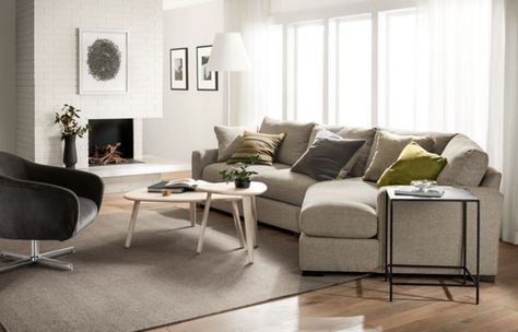 Room & Board | Metro Sofas with Chaise Room And Board, Couch With Chaise, Sectional Chaise, Sectional With Ottoman, Double Chaise Sectional, Custom Sectional, Furniture Room, Modern Living Room Furniture, Custom Sofa