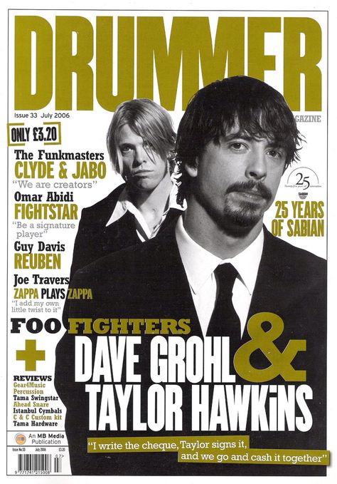 Dave Grohl and Taylor Hawkins of Foo Fighters Dave Grohl Poster, Foo Fighters Poster Art, Foo Fighters Wallpaper, Dave Grohl And Taylor Hawkins, Bands Posters, Foo Fighters Poster, Rip Taylor, Drummer Girl, Foo Fighter