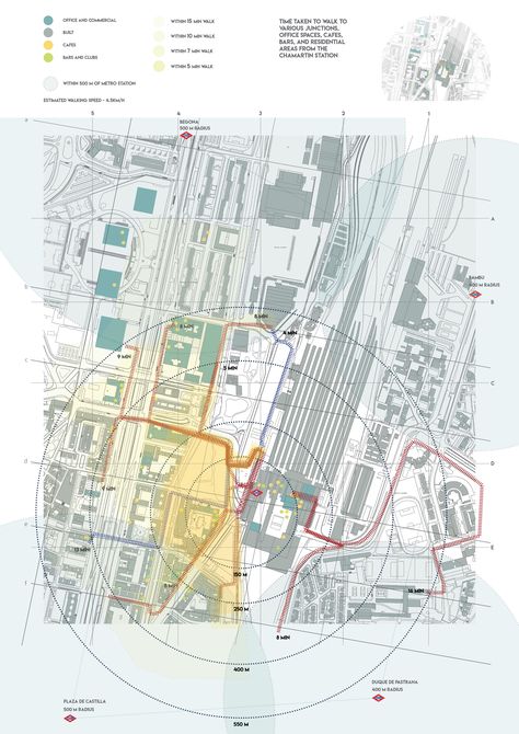 Pedestrian Mapping Architecture, Walking Distance Diagram, Accessibility Map Architecture, Context Map Landscape Architecture, Context Study Architecture, Accessibility Diagram Architecture, Context Map Architecture, Context Map, Time Diagram