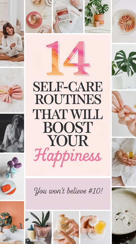 14 Self-Care Routines That Will Boost Your Happiness (You Won't Believe #10!) Daily Selfcare Checklist, Women Self Care Routine, Morning Rituals Daily Routines, Self Care Routines, Life Evaluation, Weekly Self Care Routine, Simple Daily Routine, Weekly Self Care, Self Care Morning Routine