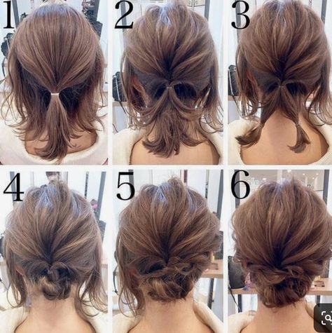 Easy Updos For Medium Hair, Easy Hair Updos, Up Dos For Medium Hair, Medium Short Hair, Girl Braids, Peinados Fáciles Para Cabello Corto, Summer Hairstyles For Medium Hair, Short Wedding Hair, Penteado Cabelo Curto