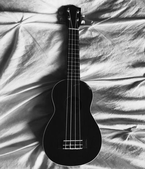 Black ukulele. Music Ukulele Aesthetic Wallpaper, Black Ukulele, Ukulele Aesthetic, My Escape, Ukulele Music, Music Is My Escape, Scp Foundation, Take My Money, My Money