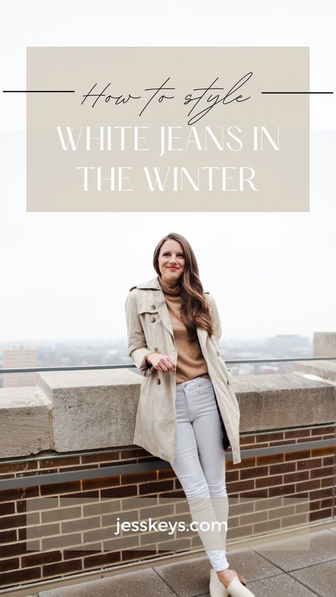 Several of you also asked me if it’s acceptable to wear white jeans in the winter–GREAT question. (That old “no white after Labor Day” old wives tale still haunts us, doesn’t it?) And, while this is, of course, a matter of opinion, as ALL “style rules” are–I say GO FOR IT. (I hate style rules. Those are dumb–wear what makes you happy!) White Jeans Outfit Winter, Style White Jeans, How To Wear White Jeans, White Jeans Winter, White After Labor Day, Old Wives Tale, 3 Ways To Wear, White Jeans Outfit, Style Rules