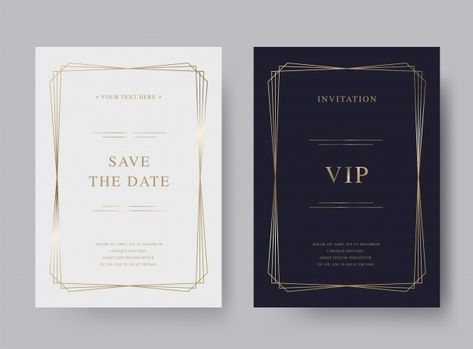 Luxury vintage golden invitation card te... | Premium Vector #Freepik #vector #wedding #vintage #invitation #card Vip Invitation Design, Vip Invitation Card, Vintage Invitation Card, Golden Invitation, Luxury Invitation Design, Luxury Invitation Card, Y2k Theme, Exclusive Invitation, Marble Card