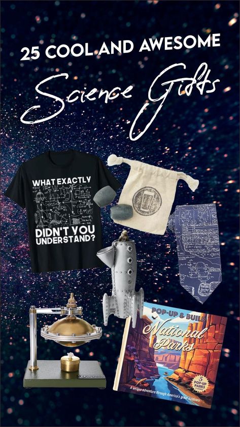 Whether you look for science gifts for you colleagues or your family members, check out our 25 cool list of fun, educational and touch nerdy science gifts. #sciencegifts #sciencegiftsforkids #sciencegiftsforadults #sciencegiftsforteens #sciencegiftsforhim #sciencegiftsforteachers #sciencegiftideas #sciencegiftbasket Gifts For Engineers, Science Gifts For Kids, Laboratory Gifts, Gifts For Nerds, Space Lovers Gifts, Robot Gift, Gifts For Programmers, Xmas 2024, Science Geek