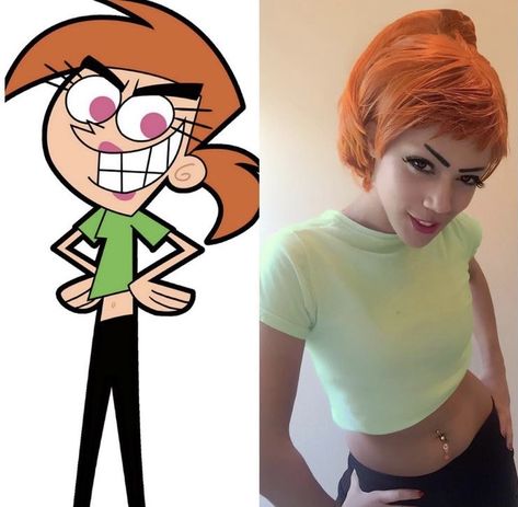 Orange Hair Costumes, Ginger Hair Costume Ideas, Cartoon Character Halloween Costumes, Redhead Cartoon Characters, Easy Cosplay Costumes, Red Hair Cartoon, Cartoon Halloween Costumes, Character Halloween Costumes, Cartoon Ideas