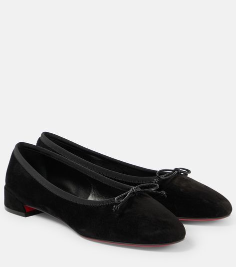 Christian Louboutin Flats, Louboutin Flats, Louboutin Online, Suede Ballet Flats, Brown Flats, Black Ballet Flats, Blue Flats, Mary Jane Flats, Leather Ballet Flats