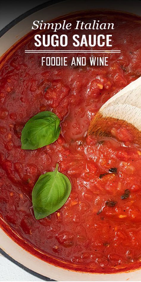 Sugo Sauce Recipe, Authentic Italian Tomato Sauce, Sugo Sauce, Sugo Recipe, Italian Sauce Recipes, Easy Italian Pasta, Pizza Pasta Recipe, Italian Meat Sauce, Red Gravy