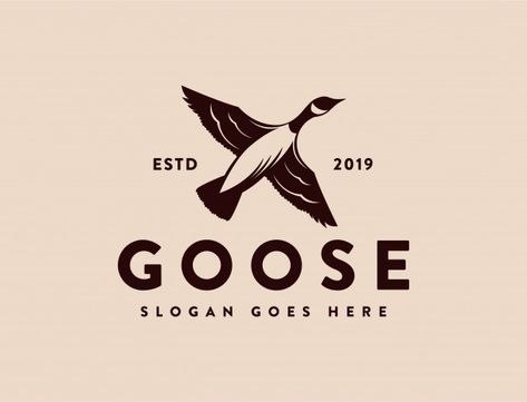 Goose Logo Design, Basement Mural, Canada Goose Logo, Goose Logo, Goose Design, About Canada, Urban Logo, Duck Logo, Trendy Logos