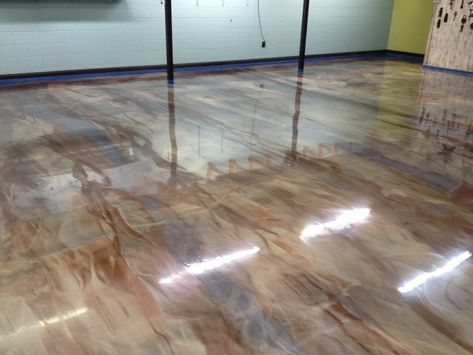 Commercial Epoxy Floors Made for Today's Demands Epoxy Concrete Floor, Ohio Columbus, Garage Epoxy, Concrete Epoxy, Metallic Epoxy Floor, Epoxy Floors, Garage Floor Epoxy, Concrete Stained Floors, Epoxy Flooring