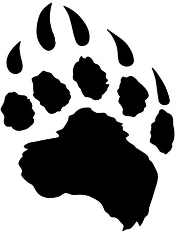 Bear Claw Tattoo, Bear Paw Tattoos, Paw Drawing, Bear Paw Print, Paw Logo, Adventure Logo, Child Education, Bear Tattoos, Native American Patterns