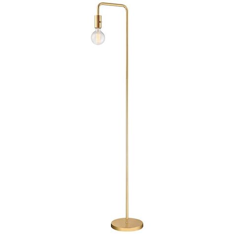 Apartment Vibes, Floor Lamp Styles, Column Floor Lamp, Floor Lamp Base, Gold Floor Lamp, Contemporary Floor Lamps, Metal Floor Lamps, Task Lighting, Lamps Plus