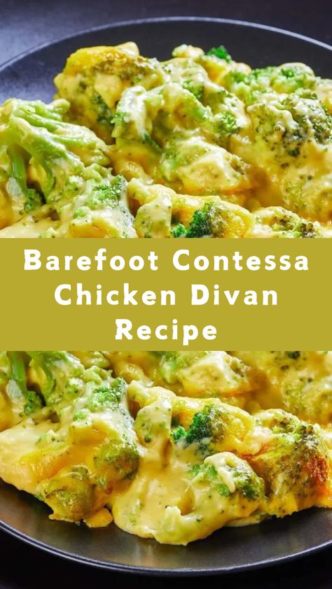 Barefoot Contessa Chicken Divan Recipe Chicken Divan Casserole With Rice, Chicken Diane, Chicken Divan Casserole, Chicken Divan Recipe, Barefoot Contessa Recipes, Chicken Divan, Ina Garten Recipes, Weekday Dinner, Barefoot Contessa