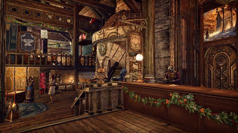 Eso Housing, Housing Ideas, Elder Scrolls, Large Homes, Snow Globe, Skyrim, Hand Built, House Decor, Home Projects