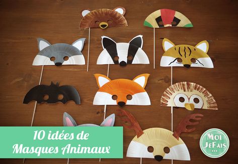 Paper Plate Masks, Animal Crafts For Kids, Animal Masks, Animal Crafts, Little Red Riding Hood, Red Riding Hood, Paper Plates, Kids Design, Pollution