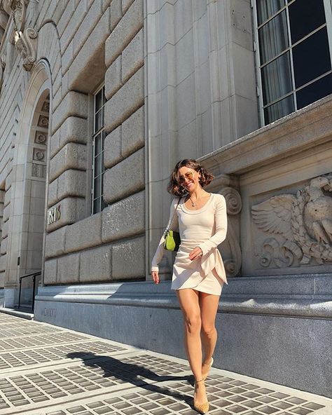 Karla Deras, Marine Dress, Edges Hair, Style Crush, Street Wear Urban, Woman Crush, What To Wear, Dresses For Work, Mini Skirts